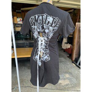 Cherry Mellow T-shirt Dress - Size Small, 95% Cotton Comfy Style